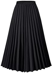 Basoteeuo black pleated for sale  Delivered anywhere in USA 