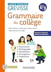 Grevisse collège langue d'occasion  Livré partout en France
