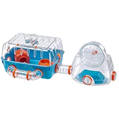 Ferplast Combi 2 Hamsters and Small Rodents Cage, Blue, for sale  Delivered anywhere in UK