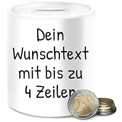 Spardose aufdruck gestalten gebraucht kaufen  Wird an jeden Ort in Deutschland