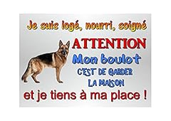 Plaque attention chien d'occasion  Livré partout en France
