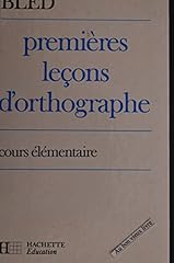 Premières leçons orthographe d'occasion  Livré partout en France