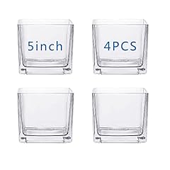 Square glass vases for sale  Delivered anywhere in USA 