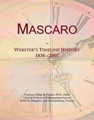 Mascaro webster timeline for sale  Delivered anywhere in UK