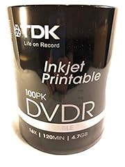 Tdk dvdr 100pk for sale  Delivered anywhere in USA 