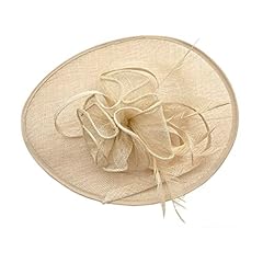 ladies taupe wedding hats for sale  Delivered anywhere in UK