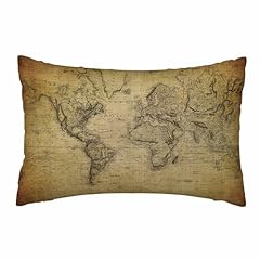 Axzaz map pillowcase for sale  Delivered anywhere in USA 