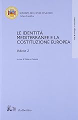 Identità mediterranee costitu usato  Spedito ovunque in Italia 