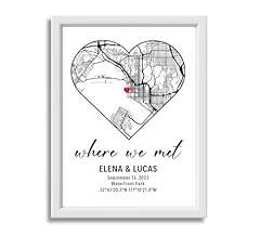 Custom map heart for sale  Delivered anywhere in USA 