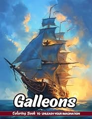 Galleons coloring book for sale  Delivered anywhere in UK