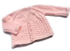 Baby pink cardigan for sale  Delivered anywhere in Ireland