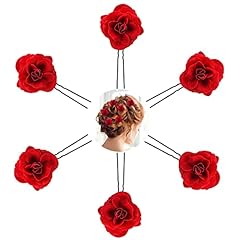Rose hair clip for sale  Delivered anywhere in UK