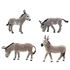 Simulated Donkeys Family Figurine Fake Donkeys Realistic for sale  Delivered anywhere in USA 