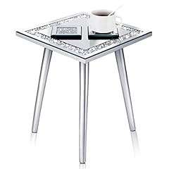 Mirrored end table for sale  Delivered anywhere in USA 