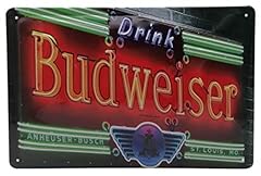 Budweiser retro bierschild gebraucht kaufen  Wird an jeden Ort in Deutschland