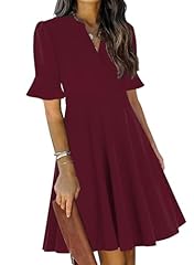 Burgundy dresses womens for sale  Delivered anywhere in USA 