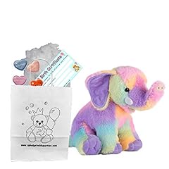 Rainbow elephant teddy for sale  Delivered anywhere in UK