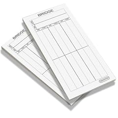 Bridge score pads for sale  Delivered anywhere in Ireland