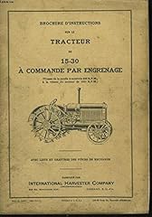 Brochure instructions tracteur d'occasion  Livré partout en France