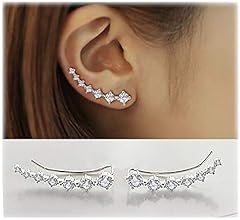 Ear climber earrings for sale  Delivered anywhere in USA 