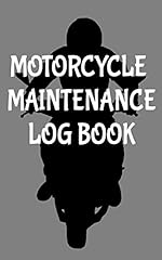 Motorcycle maintenance log for sale  Delivered anywhere in USA 