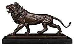 Sculpture Animal Lion Statue Antique Casting Bronze for sale  Delivered anywhere in Canada