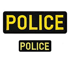 Damorr embroidered police for sale  Delivered anywhere in USA 