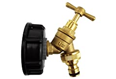 IBC Tank Adapter S60X6 to Brass Garden tap with Click-Lock, used for sale  Delivered anywhere in UK