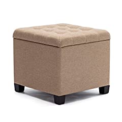 Hnnhome pouffe footstool for sale  Delivered anywhere in UK