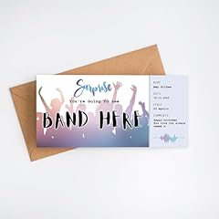 Personalised concert ticket for sale  Delivered anywhere in UK