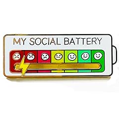 Social battery pin for sale  Delivered anywhere in USA 