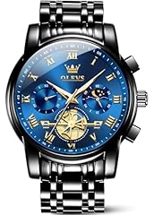 Olevs blue mens for sale  Delivered anywhere in USA 