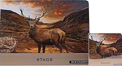 Set stag deer for sale  Delivered anywhere in UK