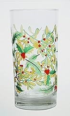 Mistletoe holly highball for sale  Delivered anywhere in USA 