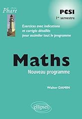 Maths pcsi 1er d'occasion  Livré partout en France
