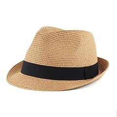 Vantobest fedora straw for sale  Delivered anywhere in UK