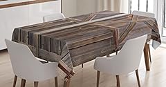 Ambesonne rustic tablecloth for sale  Delivered anywhere in USA 