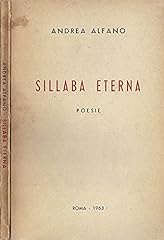 Sillaba eterna. poesie. usato  Spedito ovunque in Italia 