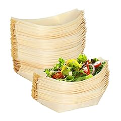 50pcs wooden serving for sale  Delivered anywhere in UK