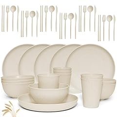 Wheat straw dinnerware for sale  Delivered anywhere in USA 