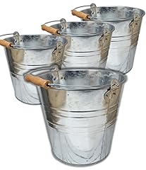 Large metal bucket for sale  Delivered anywhere in USA 