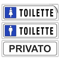 Evm eticchette toilette usato  Spedito ovunque in Italia 