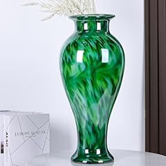 Tall green glass for sale  Delivered anywhere in UK