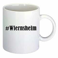 Kaffeetasse wiernsheim hashtag gebraucht kaufen  Wird an jeden Ort in Deutschland