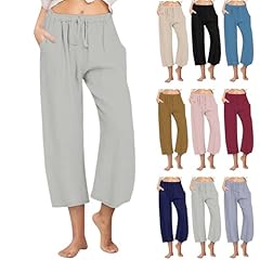 Cotton linen pants for sale  Delivered anywhere in USA 