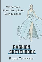 Fashion sketchbook figure usato  Spedito ovunque in Italia 