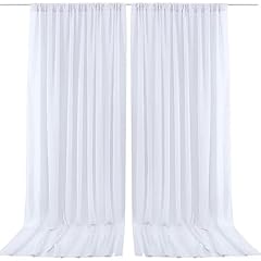 10x10ft white chiffon for sale  Delivered anywhere in USA 