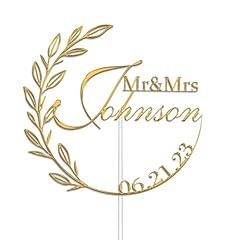 Personalised acrylic wedding for sale  Delivered anywhere in UK