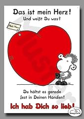 Liebeskarte herz postkarte gebraucht kaufen  Wird an jeden Ort in Deutschland