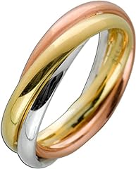 Ch.Abramowicz Tricolor Ring 333 Gelbgold Rosegold Weissgold gebraucht kaufen  Wird an jeden Ort in Deutschland